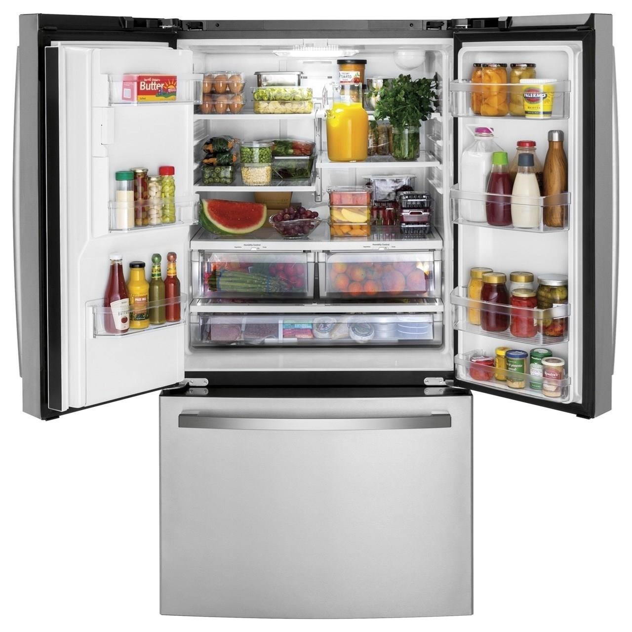 Ge three outlet door refrigerator
